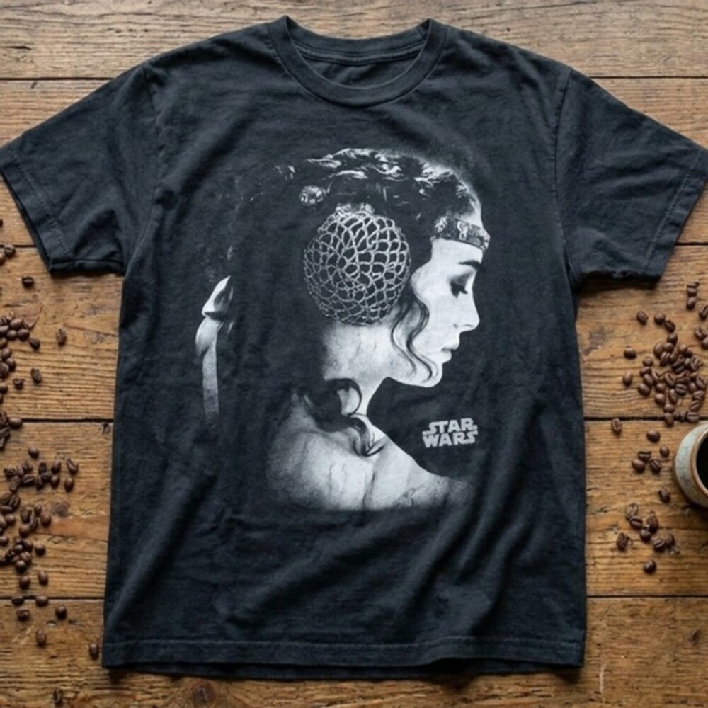 Vintage Princess Leia Star Wars Graphic Tee Retro Sci Fi Y2K Shirt